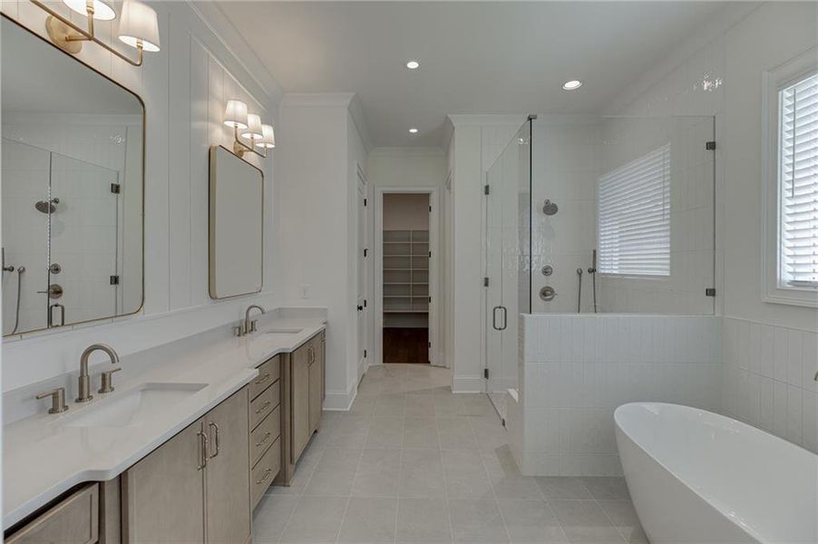 Furnished interior view inside a new home in , Buford (Image 21).