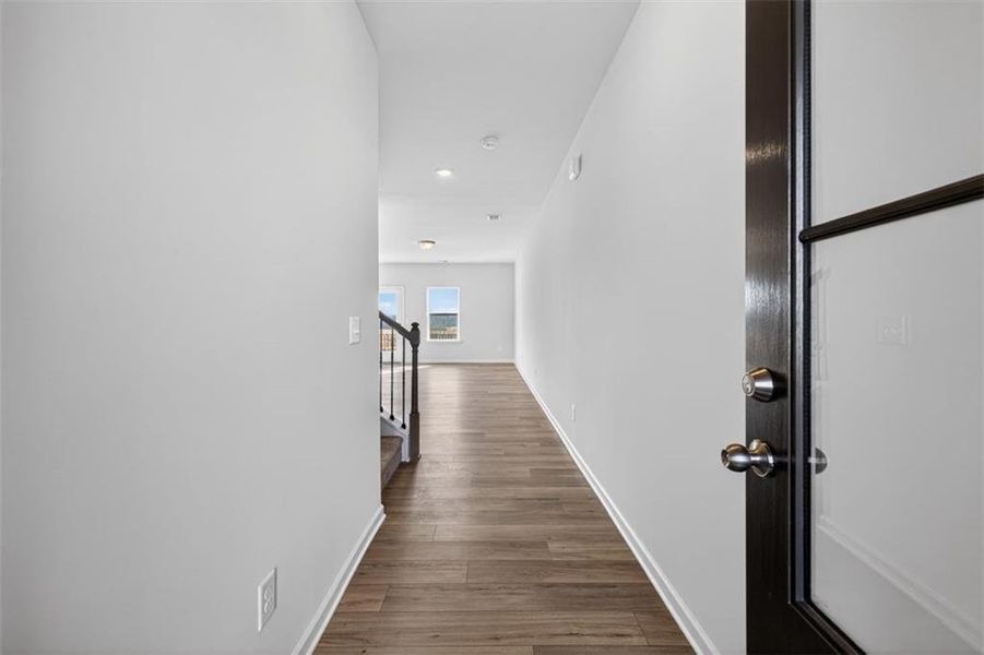 Spacious, unfurnished interior of a new home in Townes At The Stiles, Cartersville (Image 20).