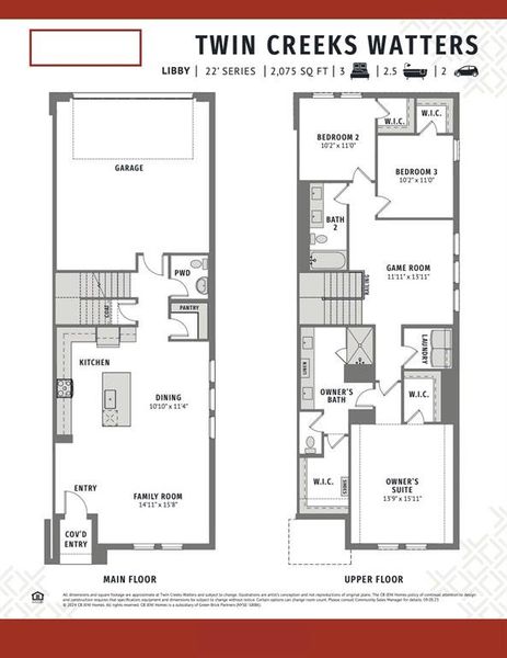 Flooded with natural light and designed for entertaining, our new, end unit Libby plan is a winner!