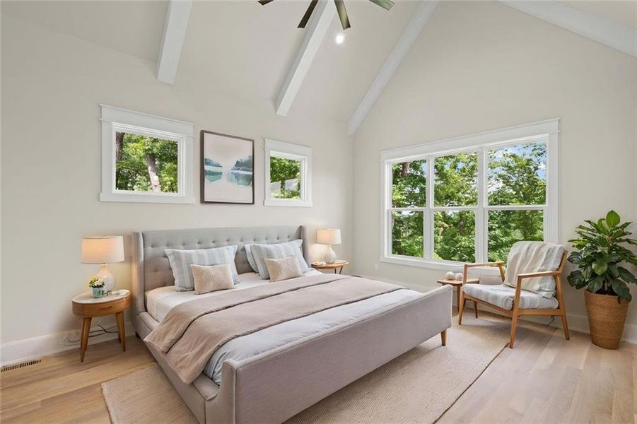 Furnished interior view inside a new home in , Dawsonville (Image 16).