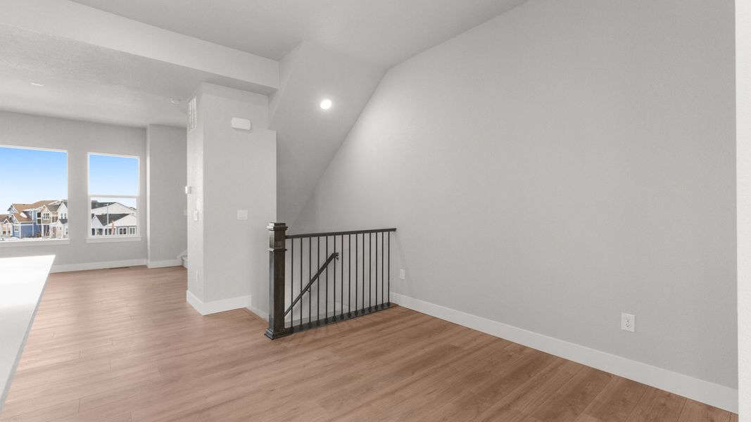 Furnished interior view inside a new home in Dillon Pointe - Skyview, Broomfield (Image 7).