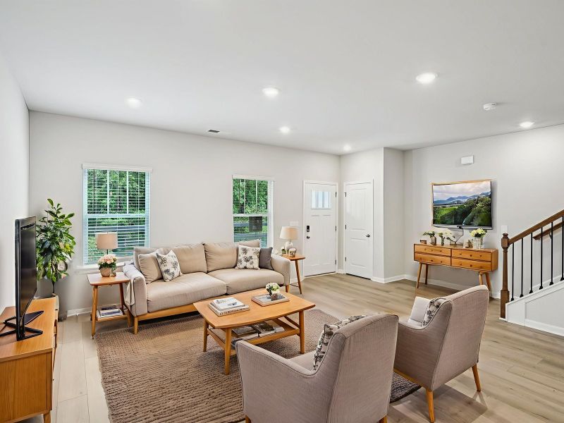 The Truman floorplan with the Sleek Grey interior package.