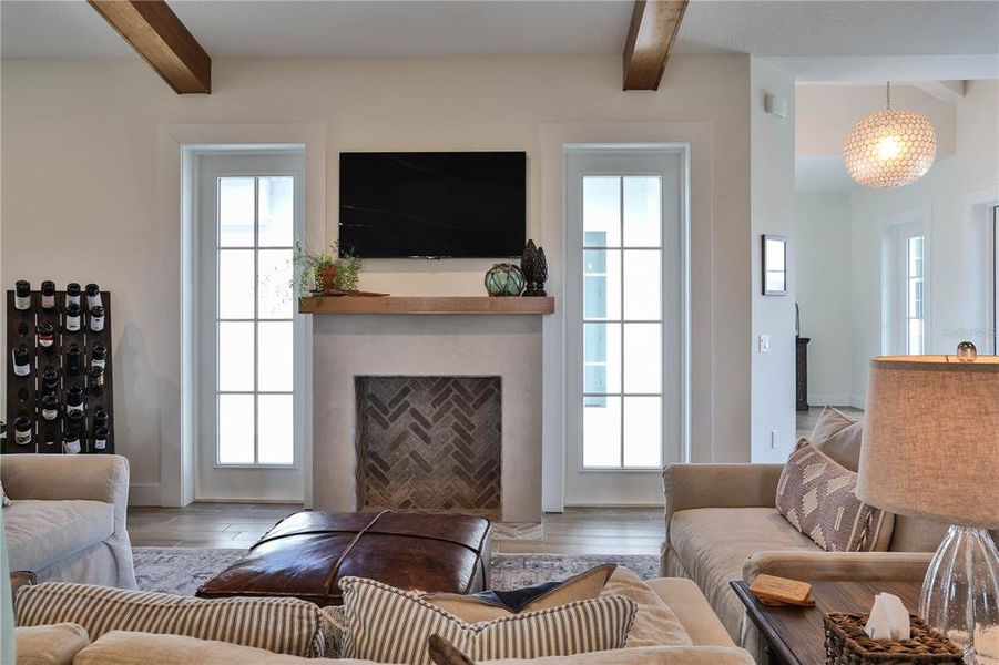 Furnished interior view inside a new home in , Sarasota (Image 11).