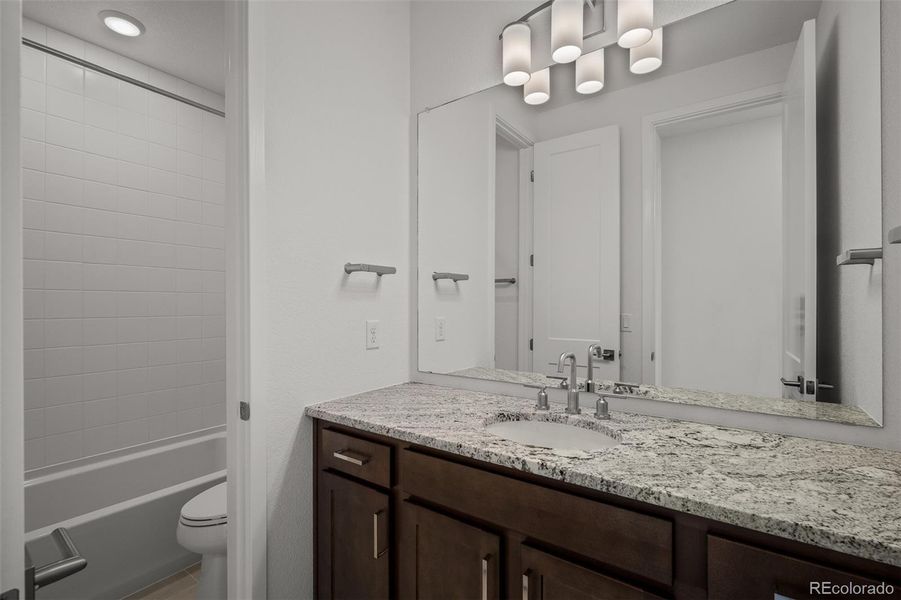 Furnished interior view inside a new home in Trailside at Cottonwood Creek, Colorado Springs (Image 17).