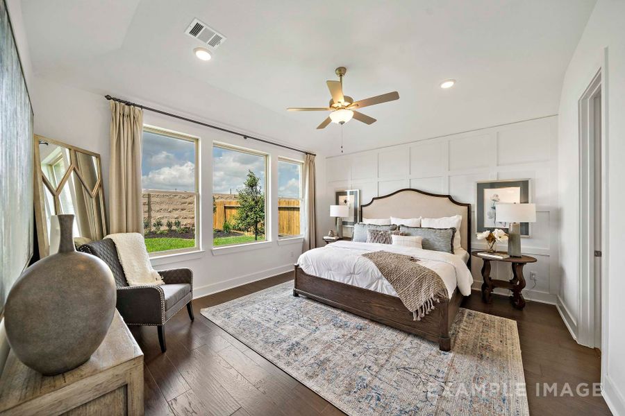 Representative furnished interior of a home built from the The Philip A with 3-Car Garage by Davidson Homes LLC in Lago Mar, Texas City (Image 11).