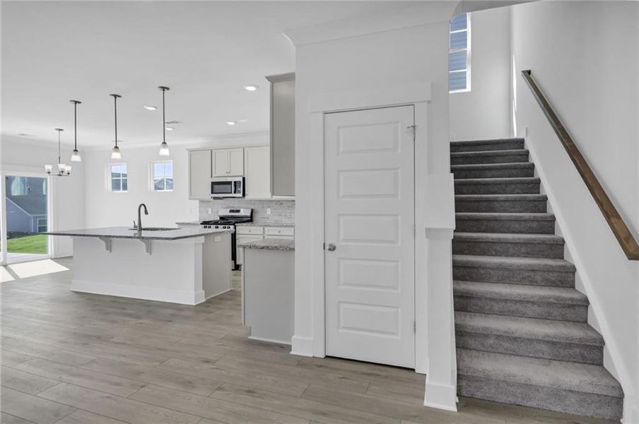 Furnished interior view inside a new home in Villas at Dawsonville, Dawsonville (Image 10).