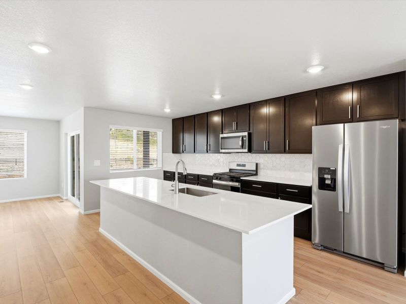 Furnished interior view inside a new home in Three Hills, Morrison (Image 4).