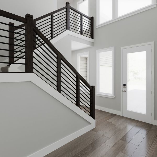 Representative unfurnished interior of a home built from the Margot by Fischer Homes in Veranda Manor, Canton (Image 22). Representative unfurnished interior of a home built from the Margot by Fischer Homes in Veranda Manor, Canton (Image 22).