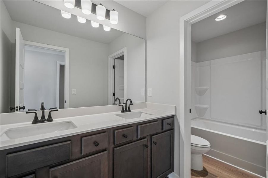 Furnished interior view inside a new home in Fowler Farms, Auburn (Image 11). Furnished interior view inside a new home in Fowler Farms, Auburn (Image 11).