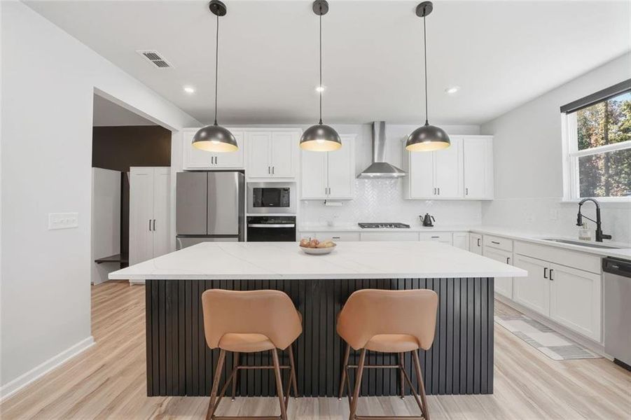 Furnished interior view inside a new home in Riverwood, Dallas (Image 36).