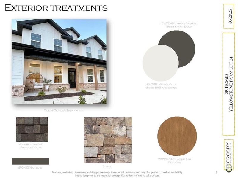 Sample of building materials used in homes in Yellowstone Farms, Cumming (Image 7). Sample of building materials used in homes in Yellowstone Farms, Cumming (Image 7).