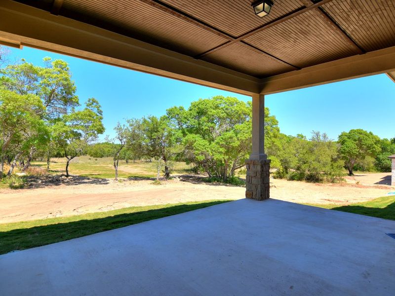 Representative exterior details of a home built from the San Simeon I by Giddens Homes in Clearwater Ranch, Liberty Hill (Image 91).