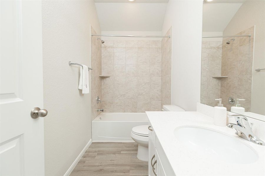 Furnished interior view inside a new home in Montgomery Ridge: Landmark Collection, Montgomery (Image 29).
