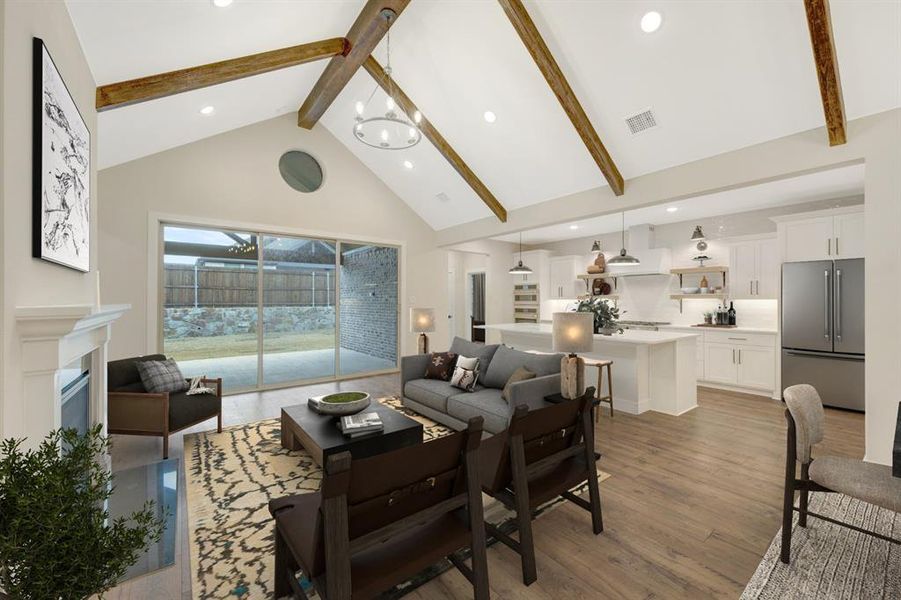 Furnished interior view inside a new home in Elevon, Lavon (Image 19).