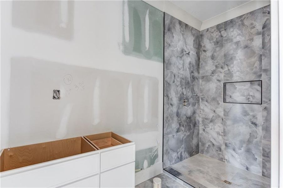 In-progress construction of a new home in , Buford, GA (Image 17).