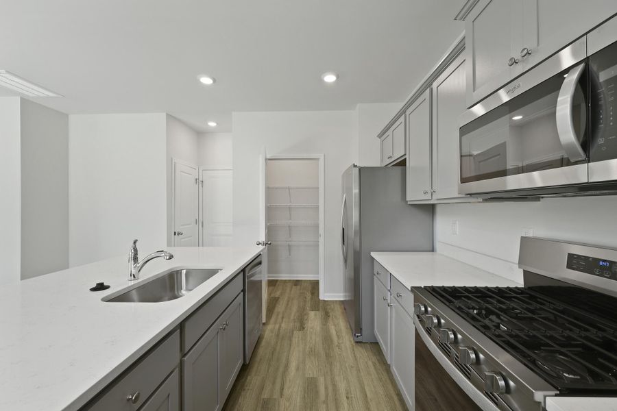 Furnished interior view inside a new home in Pineview North, Summerville (Image 10).