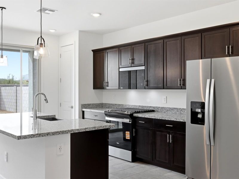 Furnished interior view inside a new home in San Tan Groves - Classic Series, San Tan Valley (Image 2).