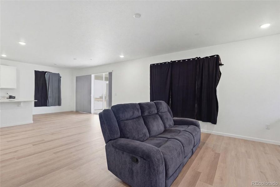 Furnished interior view inside a new home in Crossway at Second Creek, Commerce City (Image 15). Furnished interior view inside a new home in Crossway at Second Creek, Commerce City (Image 15).