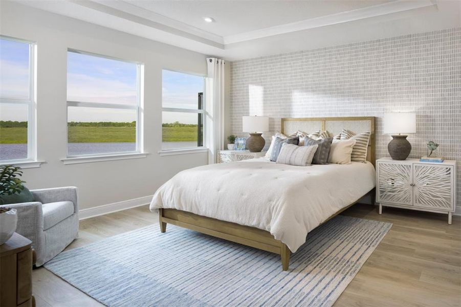 Furnished interior view inside a new home in Wellen Park, Venice (Image 10).