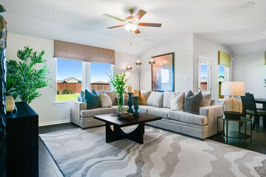 Furnished interior view inside a new home in River Ridge, Crandall (Image 7).
