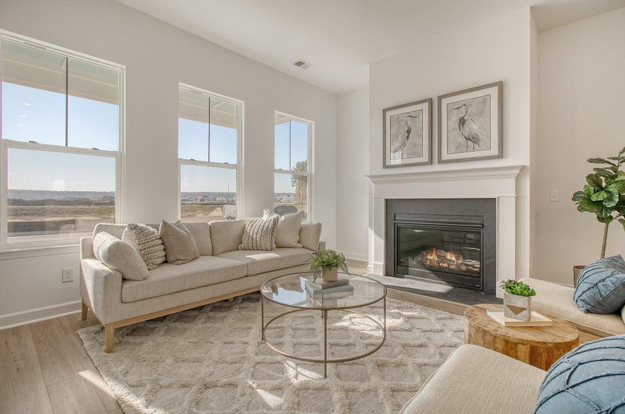 Furnished interior view inside a new home in , Summerville (Image 8).