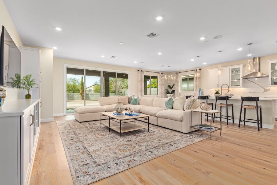 Representative furnished interior of a home built from the Plan 4412 by Scott Communities in The Views at Rancho Cabrillo, Peoria (Image 11).
