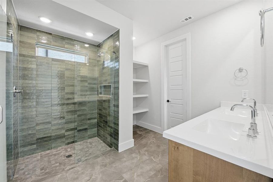 Furnished interior view inside a new home in Pecan Square: 40ft. lots, Northlake (Image 6).