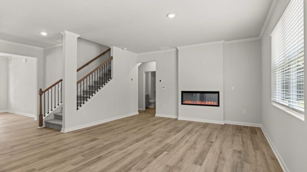 Spacious, unfurnished interior of a new home in Grandview at Lanier, Dawsonville (Image 23). Spacious, unfurnished interior of a new home in Grandview at Lanier, Dawsonville (Image 23).