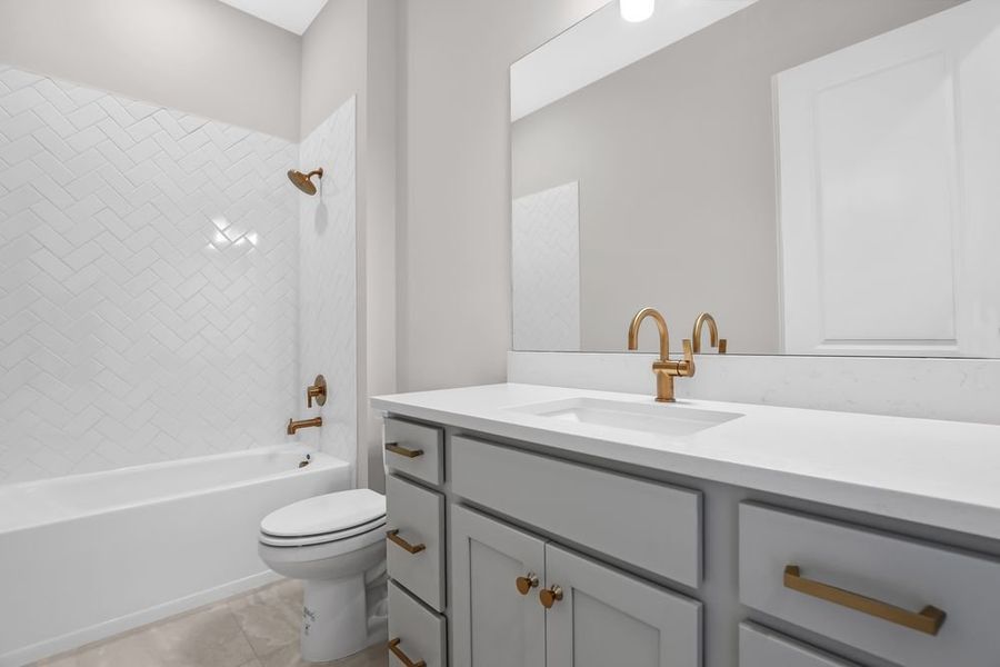 Furnished interior view inside a new home in Esplanade at Starling, Punta Gorda (Image 4). Furnished interior view inside a new home in Esplanade at Starling, Punta Gorda (Image 4).