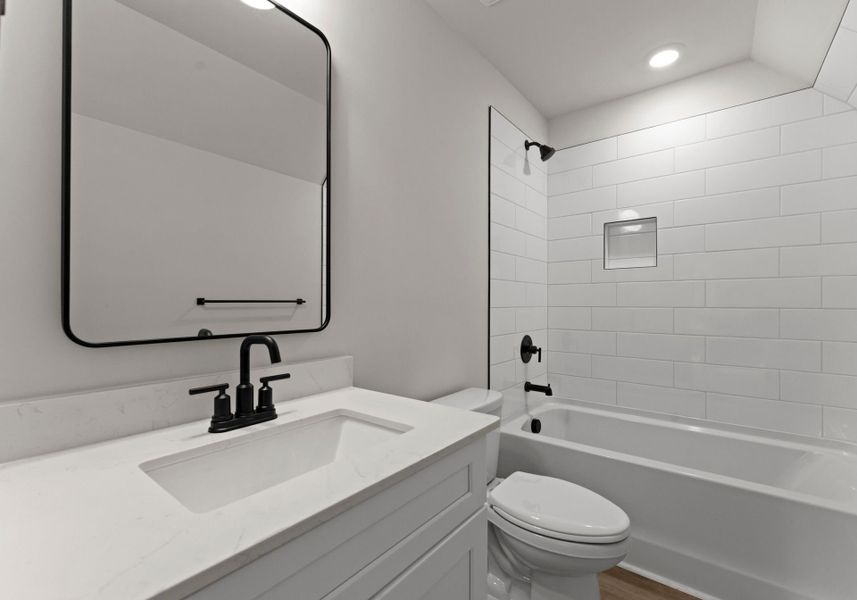 Representative furnished interior of a home built from the Lily by Red Cedar Homes in Cedars at First Street, Huntersville (Image 19).