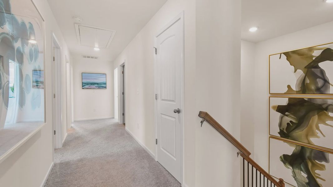 Furnished interior view inside a new home in Hamilton Lakes, Loganville (Image 19).