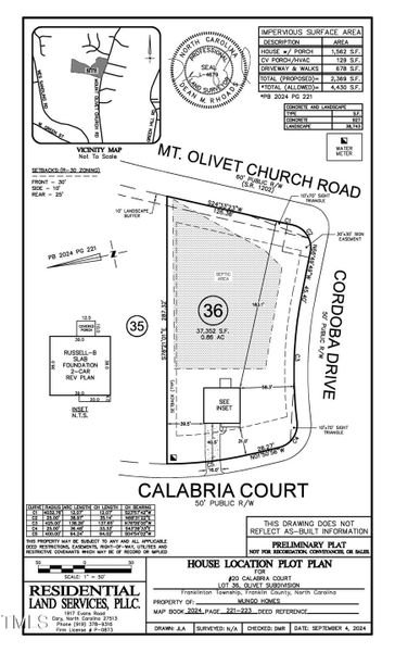 Plot Plan (version 1)