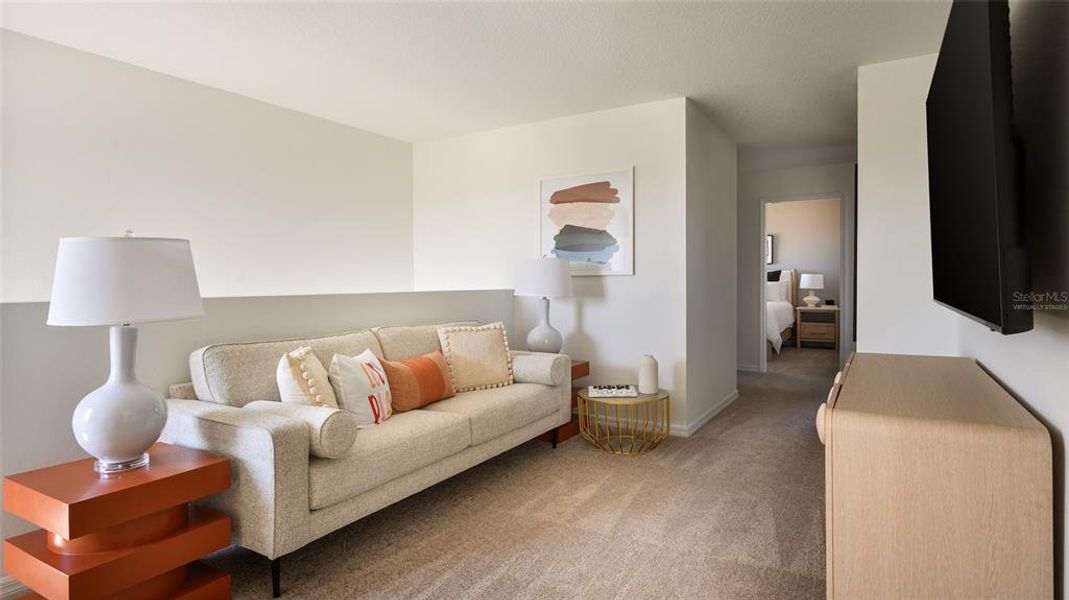 Furnished interior view inside a new home in Crosswinds, Haines City (Image 10).