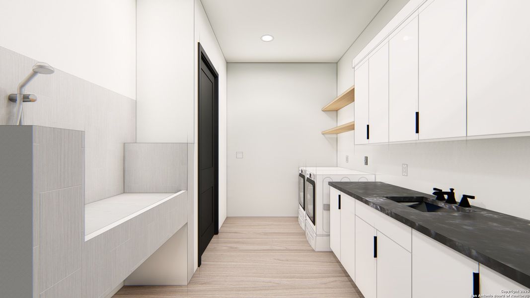 Furnished interior view inside a new home in , San Antonio (Image 9).