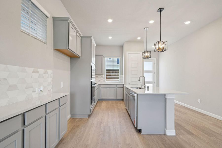 Furnished interior view inside a new home in Kemah Crossing - Luxe Series, Kemah (Image 27).