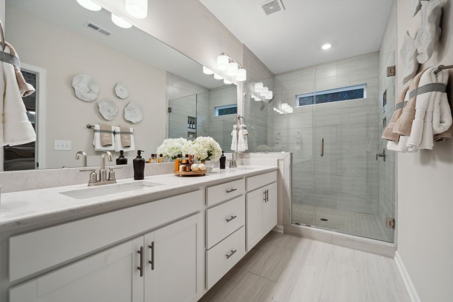 Furnished interior view inside a new home in Ridge at Sugar Creek, Indian Land (Image 10).