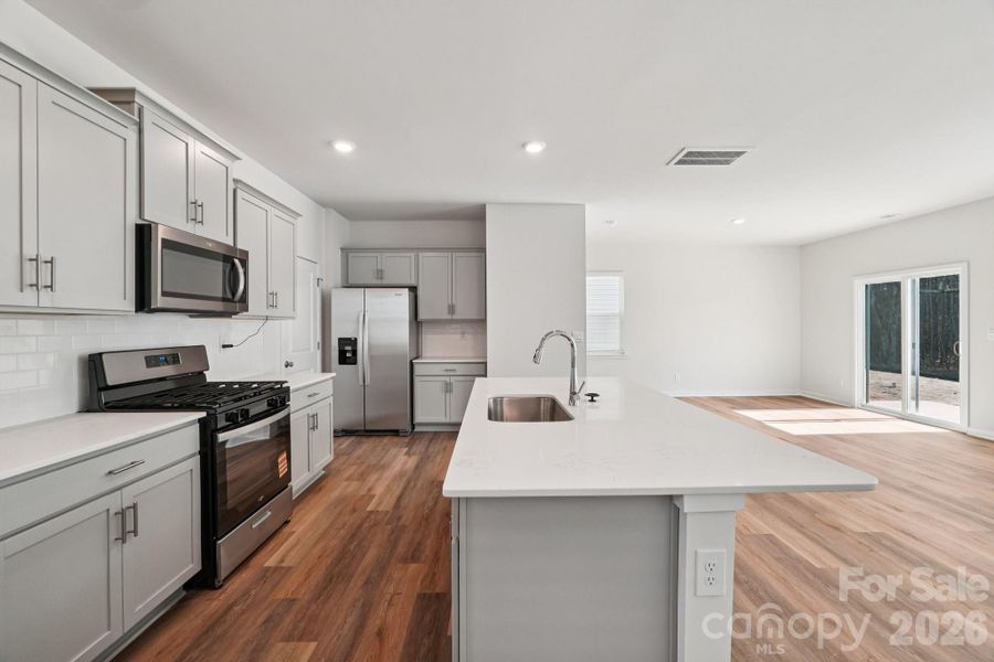 Furnished interior view inside a new home in Clark Creek Landing, Lincolnton (Image 8).