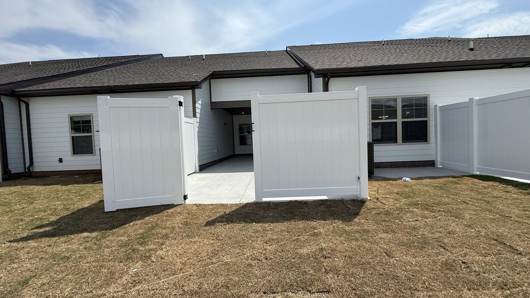 Exterior details and patio area of a home in Veterans Cove, Murfreesboro (Image 19). Exterior details and patio area of a home in Veterans Cove, Murfreesboro (Image 19).