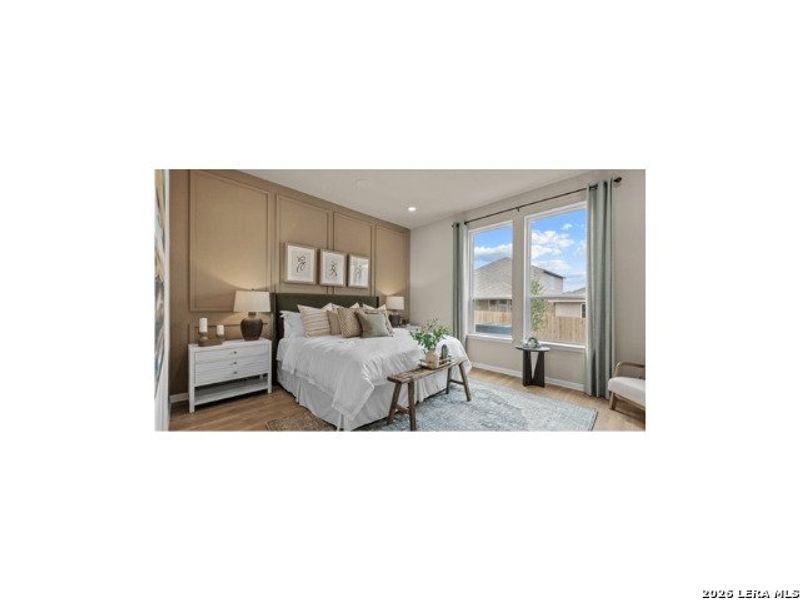 Furnished interior view inside a new home in Hunter's Ranch, San Antonio (Image 5).