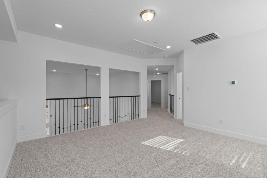 Spacious, unfurnished interior of a new home in Bridgeland, Cypress (Image 17).