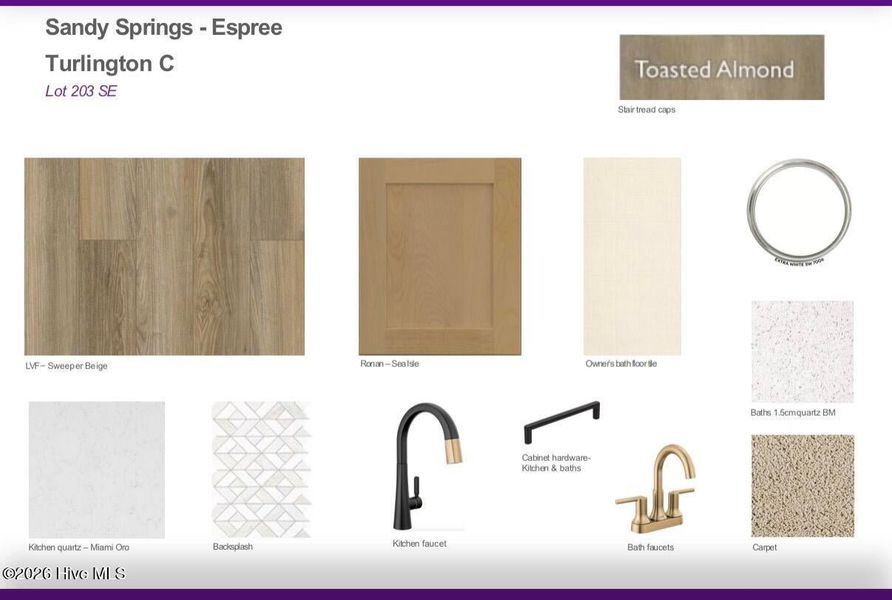 Sample of building materials used in homes in Sandy Springs, Aberdeen (Image 4).