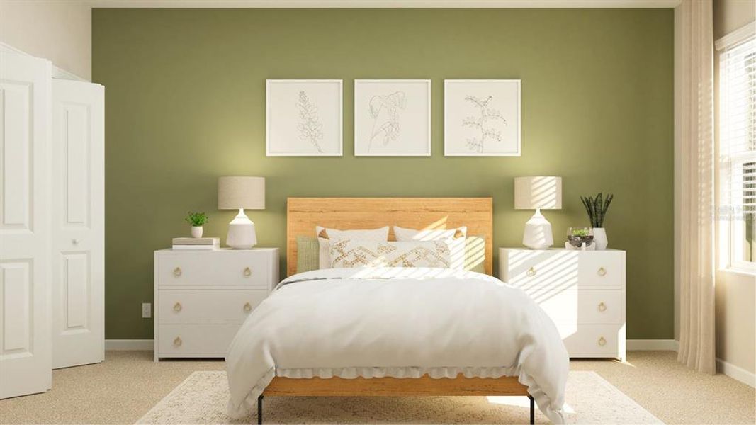 Furnished interior view inside a new home in Bridgewalk, St. Cloud (Image 11).