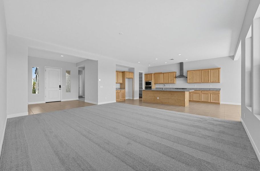 Spacious, unfurnished interior of a new home in Ladera Trails, Queen Creek (Image 15). Spacious, unfurnished interior of a new home in Ladera Trails, Queen Creek (Image 15).