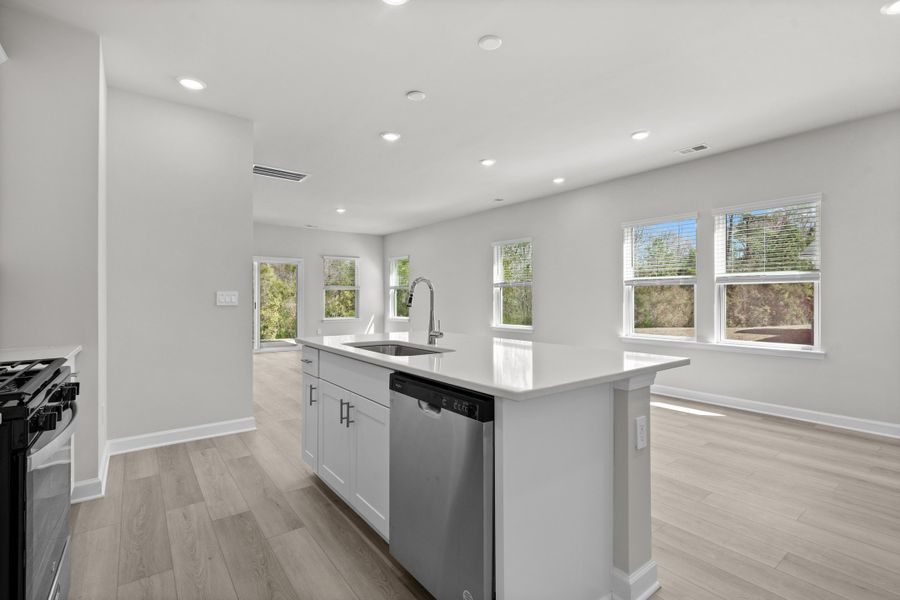 Furnished interior view inside a new home in Waterside - Boardwalk Series, Longs (Image 8). Furnished interior view inside a new home in Waterside - Boardwalk Series, Longs (Image 8).