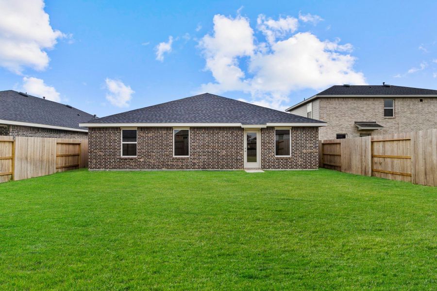 Exterior details and patio area of a home in Cypress Green, Hockley (Image 4).