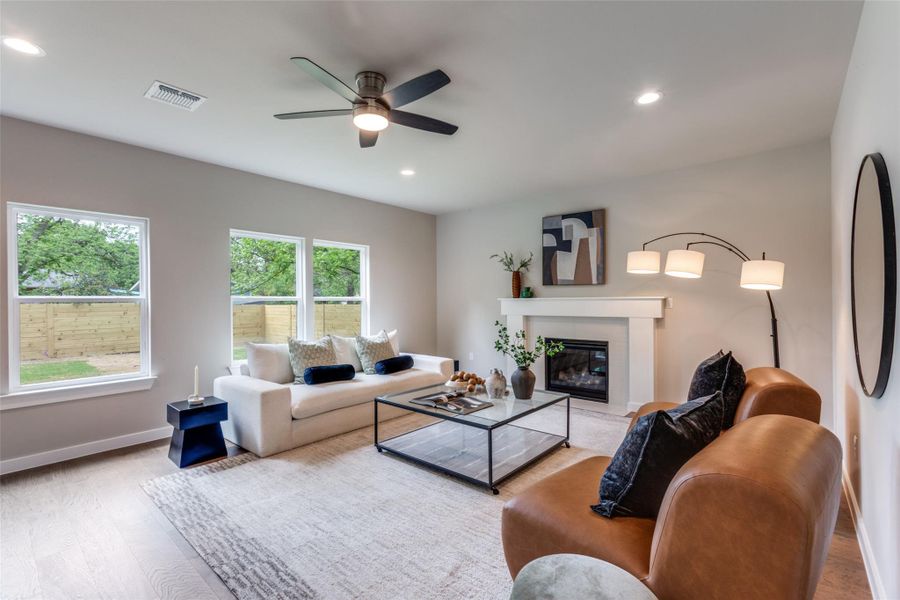 Furnished interior view inside a new home in , Austin (Image 17).