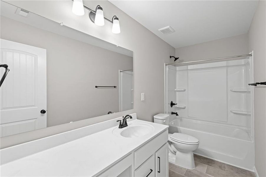 Furnished interior view inside a new home in The Reserve At Liberty Park, Braselton (Image 12).