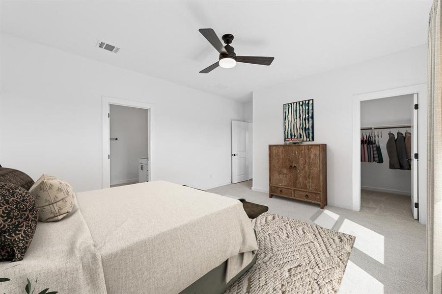 Furnished interior view inside a new home in Aspire at Noble Ridge, Howe (Image 7). Furnished interior view inside a new home in Aspire at Noble Ridge, Howe (Image 7).