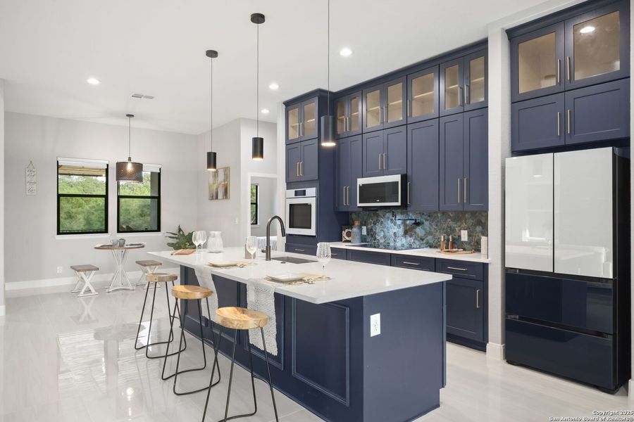 Furnished interior view inside a new home in , Spring Branch (Image 17).