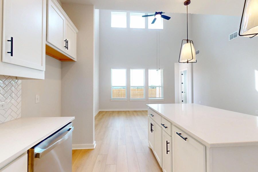 Furnished interior view inside a new home in Estancia West, Manchaca (Image 13). Furnished interior view inside a new home in Estancia West, Manchaca (Image 13).